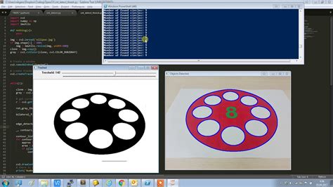 Opencv Circles Detection With Threshold Edges And Contours In Python