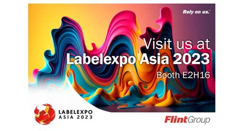 Flint Group Highlights Ekocure Dual Cure At Labelexpo Asia Ink World