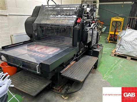 Used Heidelberg SB Cylinder - Cutting and Creasing Machine for sale ...