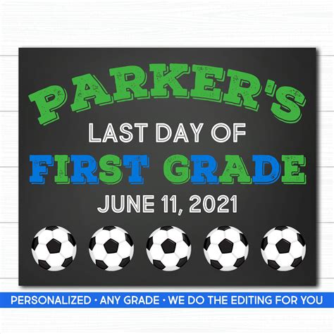 Last Day Of School Sign Printable This Listing Is For A Printable 8