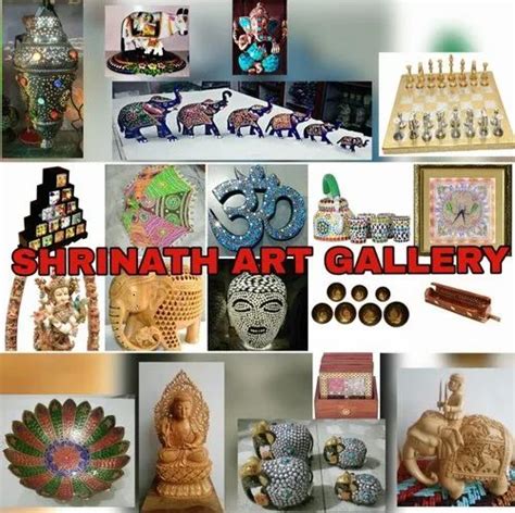 Multicolor Shrinath Art Gallery Wooden And Metal Handicrafts For Home