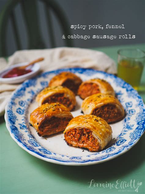 Spicy Pork Fennel And Cabbage Sausage Rolls Not Quite Nigella