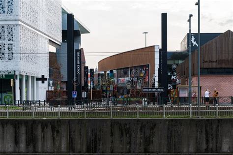 Neder-Over-Heembeek, Brussels, Belgium - View Over the Docks Shopping ...