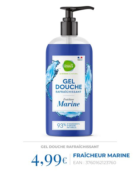 GEL DOUCHE FRAÎCHEUR MARINE Pharmascience