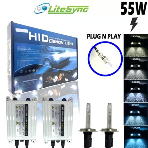 W H H R Xenon Hid Conversion Kit Slim Ballast Bulbs Pair For Vw Golf