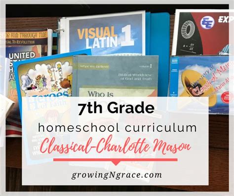 Seventh Grade Homeschool Curriculum - Classical Charlotte Mason Education