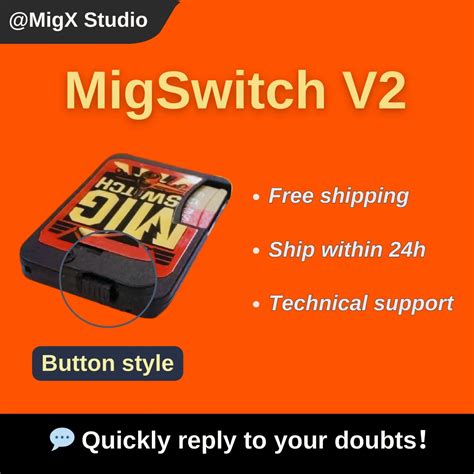 Mig Switch V2 Ns Migflash Cart Plug Play Tarjeta Universal Con Chip