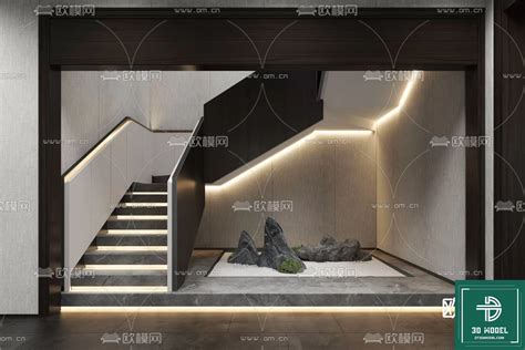 STAIR 3DS MAX MODELS 059 PRO 3DSKY Decor Helper