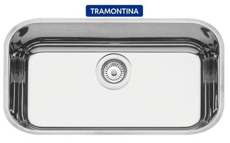 Cuba de Embutir Tramontina Lavínia 56 BL em Aço Inox Polido 56x34x14