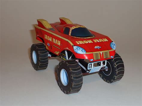 Monster Truck Ii Papercraft Vehicle Lobsters Papercrafts