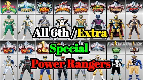 All Th Extra Special Power Rangers Forever Sixth And Auxiliary