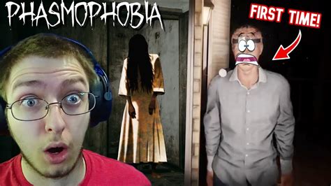 His First Time Playing Phasmophobia Phasmophobia Funny Moments And