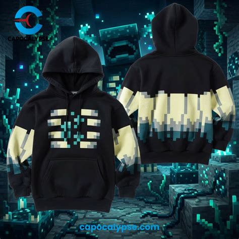 Minecraft Warden Hoodie
