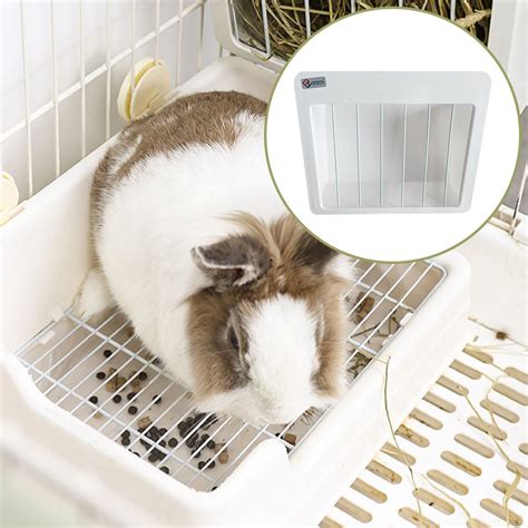 Qusenong Rabbit Hay Rack Bunny Hay Feeder Rabbit Cage Hay Dispenser Hay ...