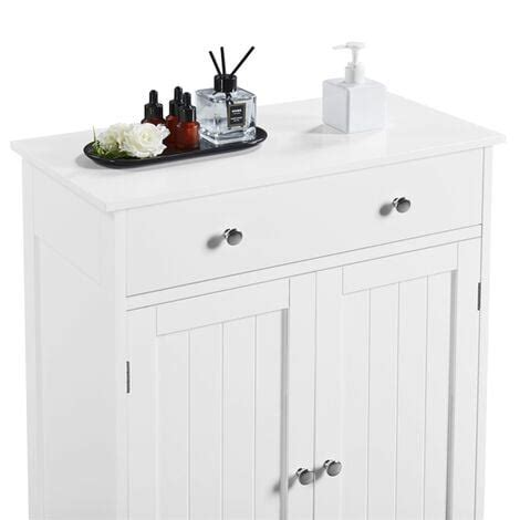 Yaheetech Free Standing Bathroom Cabinet Storage Cabinet Adjustable