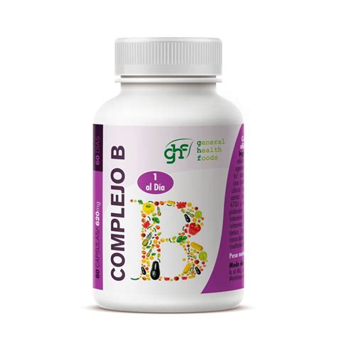 Vitamina B Complex 60 Capsulas GHF Natur Cosmetic