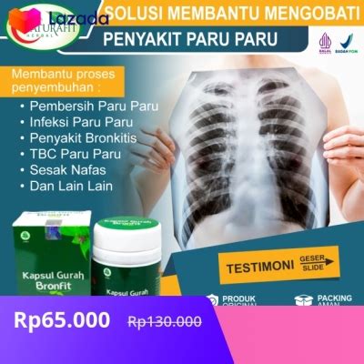 Obat Paru Paru Paling Ampuh Asma Tbc Radang Paru Paru Nyeri Dada Sesak