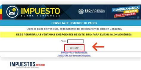 Impuesto Vehicular Cundinamarca Consultar Y Pagar