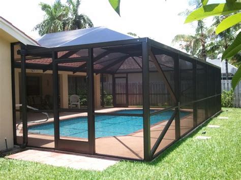 Types Of Pool Cage Screen Enclosures Fabri Tech Off