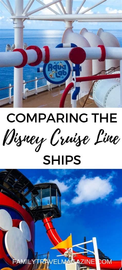 Disney Cruise Ship Comparison Chart Compare The Disney Cruise Ships