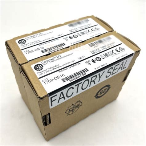 New Sealed Allen Bradley Ob Ser B Compactlogix Pt Vdc D O