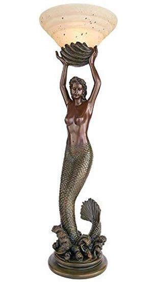 Design Toscano Ky8030 Art Nouveau Mermaid Sculptural Table Lamp Art Nouveau Mermaids Deep