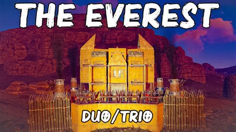 The Everest The COZIEST Solo Duo Trio BASE In RUST SHOWCASE YouTube