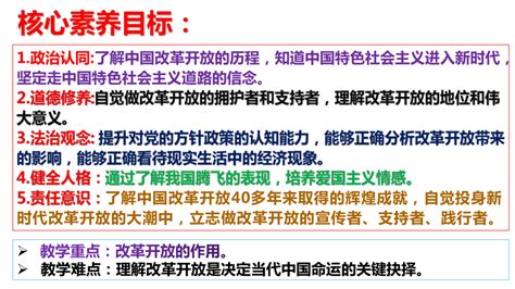 【核心素养目标】11坚持改革开放 课件（共30张ppt） 21世纪教育网