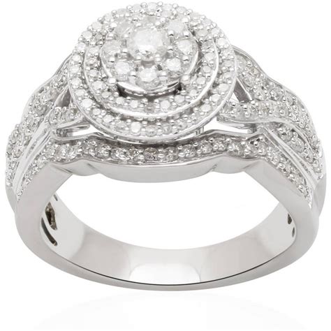 Forever Bride 12 Carat Tw Diamond Sterling Silver Anniversary Ring