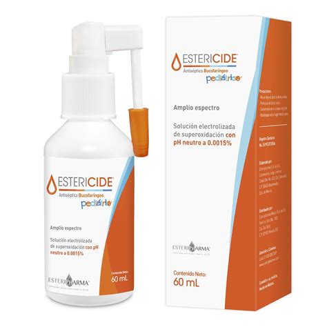 ESTERICIDE BUCOFARINGEO PEDIATRICO Sol Frasco 60 ML