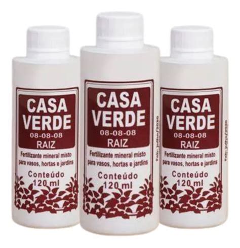 Kit Fertilizante Concentrado Casa Verde Raiz Ml Dimy Mercadolivre