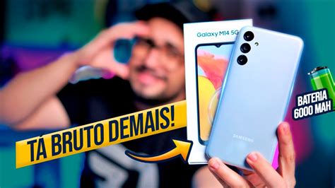 Celular BOM E BARATO Em 2023 Galaxy M14 5G BRUTO DEMAIS BATERIA 6000