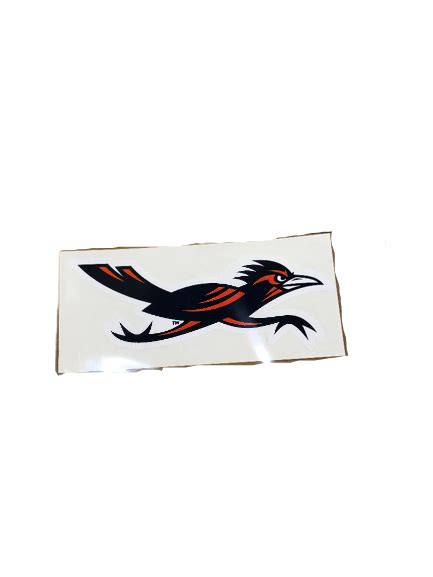 Utsa Roadrunners Running Roadrunner Decal The Mascot Place