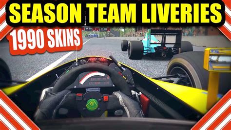 Rss Formula 1990 Season Skins Assetto Corsa Vr Youtube