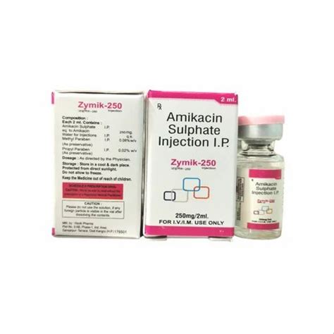 Liquid Allopathic Amikacin Sulphate Injection I P For Commercial