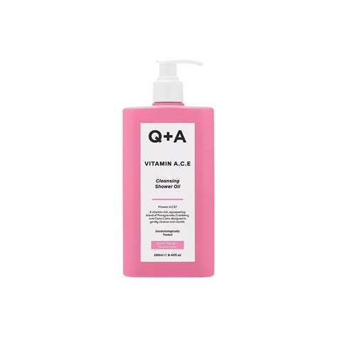 Q A Vitamin A C E Cleansing Shower Oil