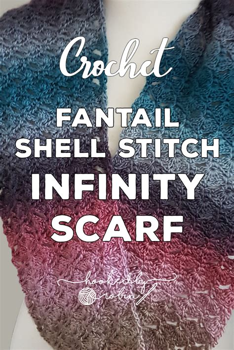 Fantail Shell Stitch Scarf Free Crochet Pattern And Video Tutorial