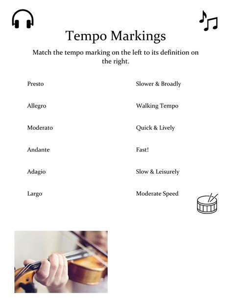 403027 Tempo Markings Mdiplacido Liveworksheets