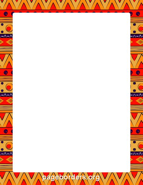 African Border Clip Art Frames Borders Boarders And Frames Page