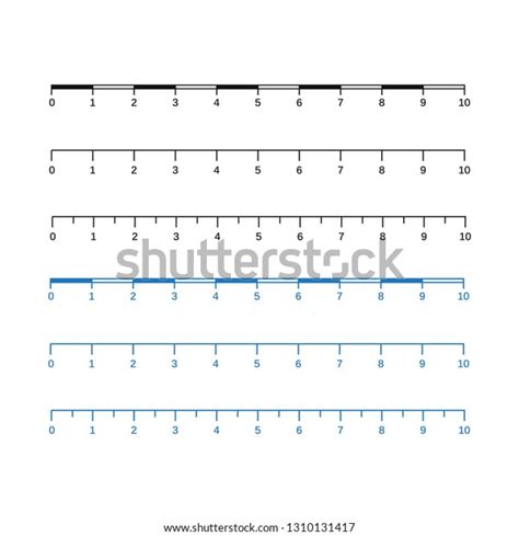 Map Scales Graphics Measuring Distances Scale Stock Vector (Royalty ...