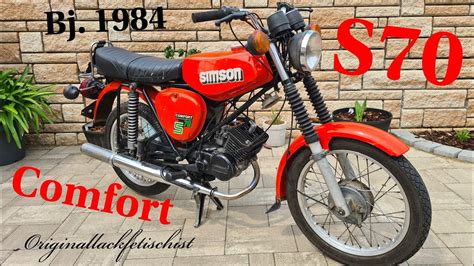 Originallackfetischist Simson S Comfort Baujahr Youtube