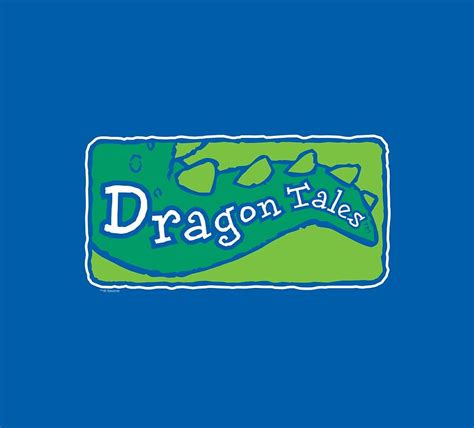 Dragon Tales - Logo Clean Digital Art by Brand A - Pixels