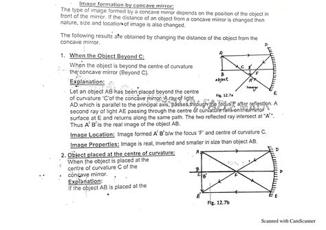 Concave Mirror Image Formation