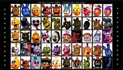 Ultimate Custom Night Fnaf World Five Nights At Freddys Amino