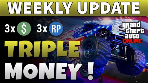 Gta Triple Money Gta Online Weekly Update Discounts Independence