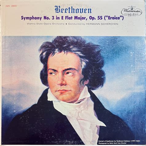 Ludwig Van Beethoven Symphony No3 In E Flat Op55 Eroica Vinyl Pussycat Records