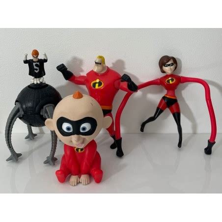 Figurines Vintage Les Indestructibles Disney Happy Meal Mcdo