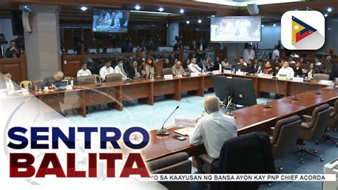 Pagdinig Ng Senado Sa Panukalang Pag Amyenda Sa Economic Provision Ng