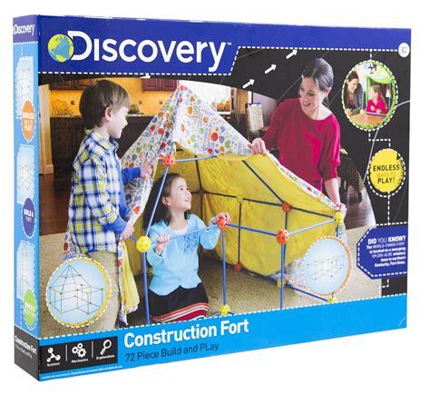 Discovery Kids Construction Fort Build And Play Set