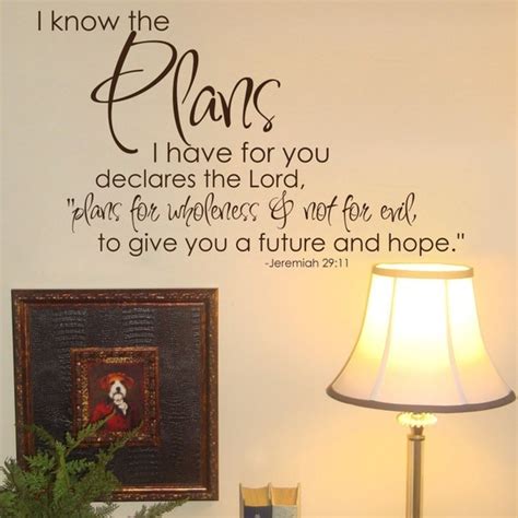 Items Similar To I Know The Plans I Have For You Declares The Lord